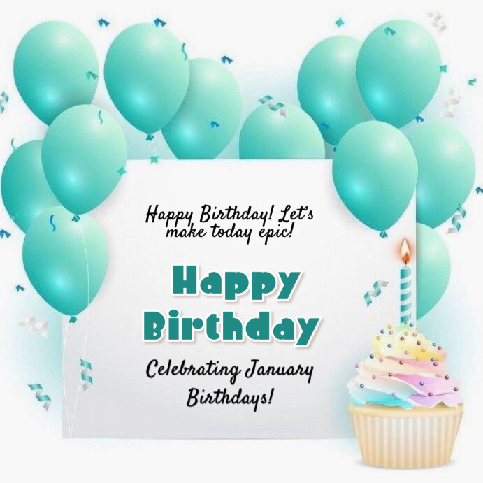 Copy of Maximalist Celebrating January Birthdays Instagram Post ...