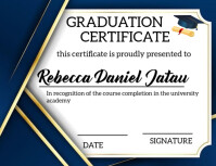 Maximalist Certificate Design  Flyer (us Letter) template