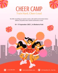 Maximalist Cheer Camp Advertisement Instagram Portrait template