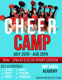 Maximalist Cheer Camp Flyer (us Letter) template