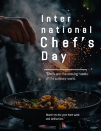 Maximalist Chef Flyer (us Letter) template