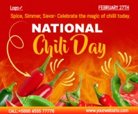 Maximalist Chilli Day Medium Rectangle Rectángulo Mediano template