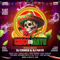 Maximalist Cinco De Mayo Instagram Post template