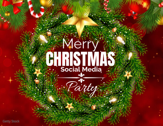 Maximalist Christmas, Merry Chritsmas, Christmas Holiday Flyer (us Letter) template