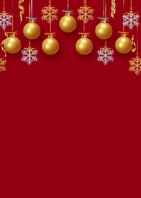 Maximalist Christmas Celebration A6 template