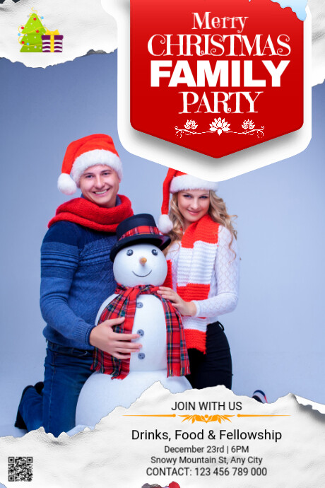 Copy of Maximalist Christmas Family Party Tumblr Graphic | PosterMyWall