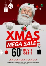 Maximalist Christmas Flyer A2 template