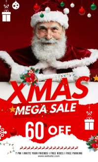 Maximalist Christmas Flyer Us Legal template