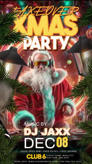 Maximalist Christmas Holiday Instagram Story Template | PosterMyWall