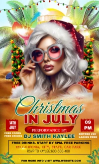 Maximalist Christmas In July Design Template US Legal