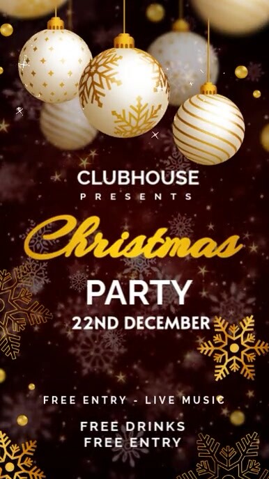 Copy of Maximalist Christmas Party Instagram Story | PosterMyWall