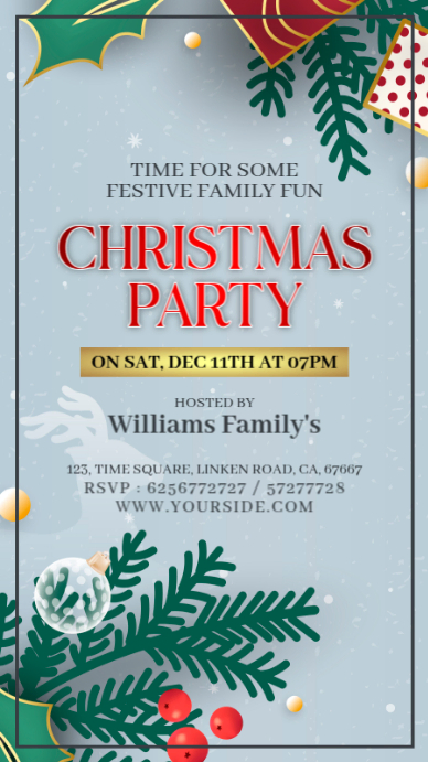 Plantilla de Maximalist Christmas Party Instagram Story | PosterMyWall
