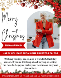 Maximalist Christmas Real Estate Flyer (us Letter) Volante (Carta US) template
