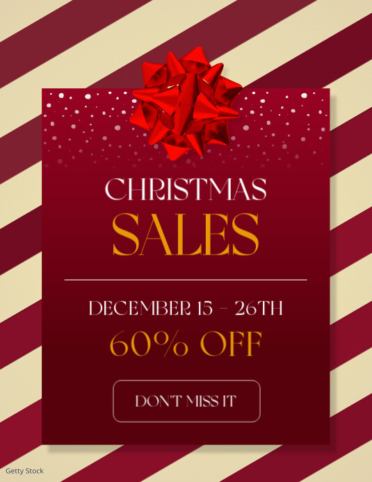 Copy of Maximalist Christmas Sales Flyer Advertisement 2024 2025 2026 ...