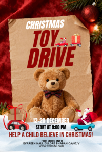 Maximalist Christmas Toy Drive Tumblr Graphic Tumblr-grafik template