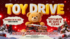 Maximalist Christmas Toy Drive Youtube Channel Cover Photo Coverfoto til YouTube-kanal template