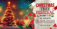 Maximalist Christmas Tree Festival  Facebook Event Cover template