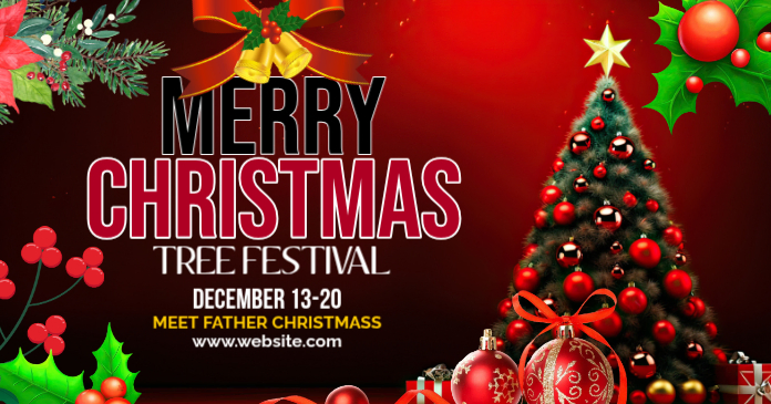 Christmas Tree Festival Template | PosterMyWall