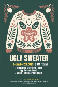Maximalist Christmas Ugly Sweater Tumblr Graphic Tumblr-afbeelding template