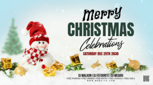 White Christmas Party YouTube-miniature Template