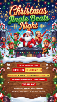 Maximalist Christmasparty Instagram Story template