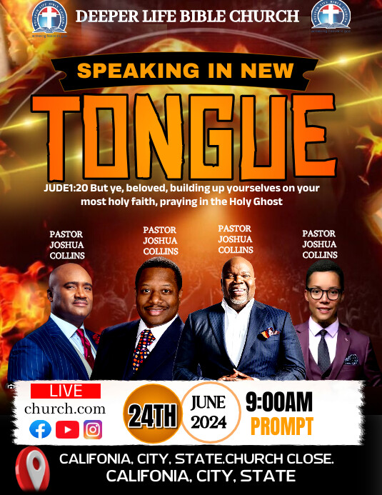 Maximalist Church Conference And Program Temp Flyer (US Letter) template