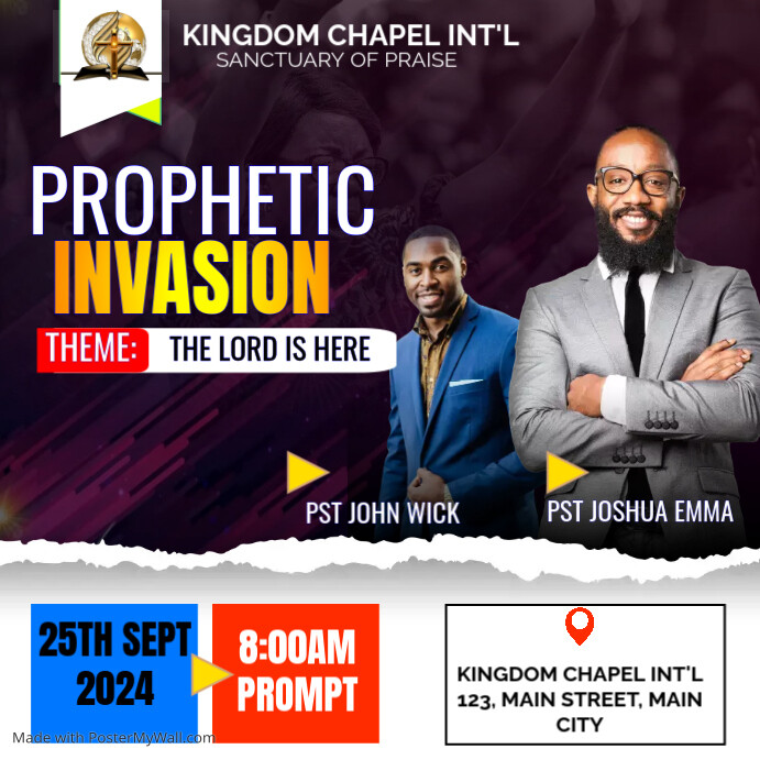 Copy of Maximalist Church Conference Flyer Instagram Post | PosterMyWall