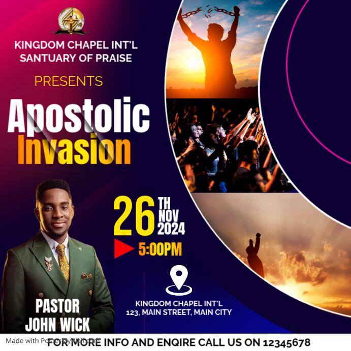 Copy of Maximalist Church Conference Instagram Post | PosterMyWall