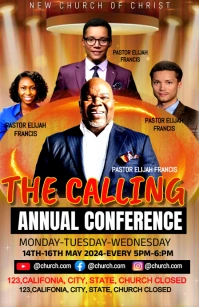 Maximalist Church Conference Template Tabloid