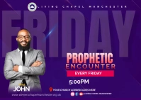Maximalist Church Flyer A6 template