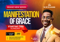 Maximalist Church Flyer  A6 template