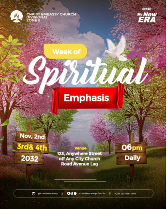 Copy of Maximalist Church Flyer Instagram Portrait | PosterMyWall