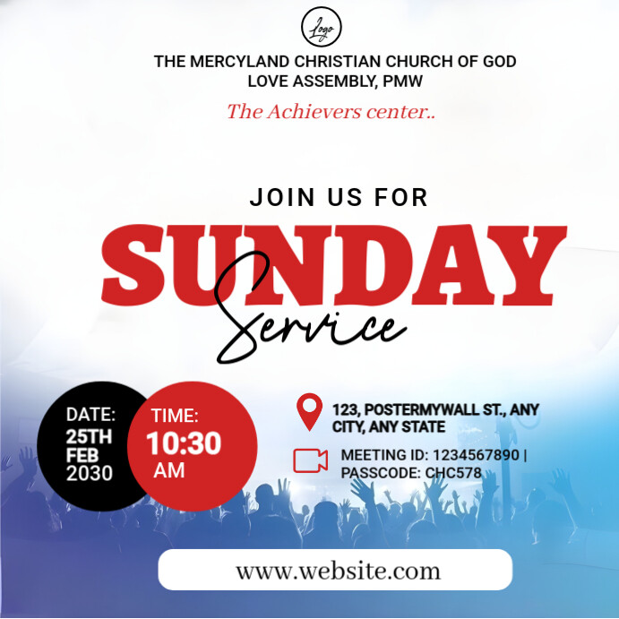 Copy of Maximalist Church Sunday Service Instagram Post | PosterMyWall