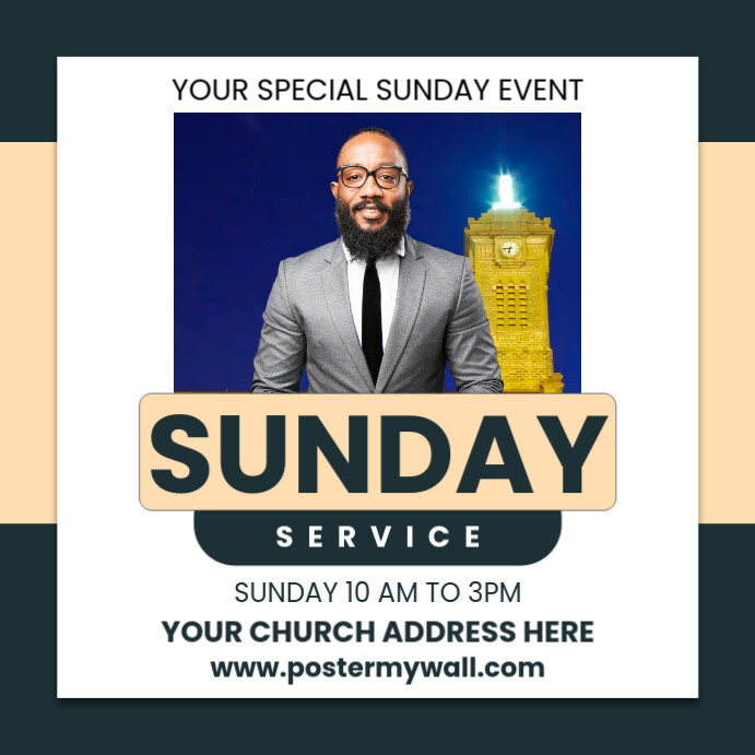 Copy of Maximalist Church Sunday Worship Service Instagram Post ...