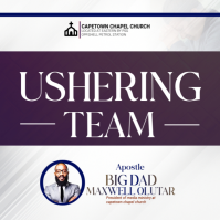 Maximalist Church Ushering Team Badge Instagram Post template