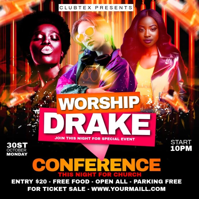 Copy of Maximalist Church Worship Flyer Instagram Post | PosterMyWall
