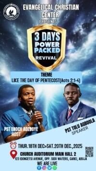 Maximalist Church Worship Service Instagram Story template