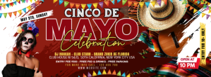 红色 Cinco de Mayo Celebration Cover na Larawan ng Facebook Template