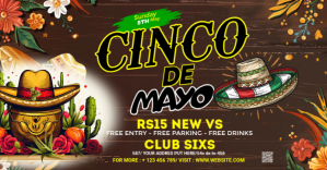 Maximalist Cinco De Mayo Facebook Event Cover Facebook Event Cover template