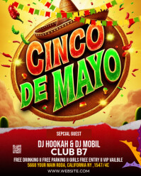 Maximalist Cinco De Mayo Instagram Portrait template