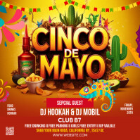 Maximalist Cinco De Mayo Instagram Post template