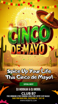 Maximalist Cinco De Mayo Instagram Story template