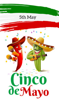Maximalist Cinco De Mayo Instagram Story template
