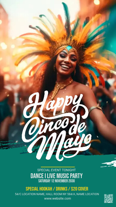 Maximalist Cinco De Mayo Instagram Story Instagram Story template