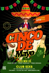 Maximalist Cinco De Mayo Pinterest Graphic Pinterest Graphic Pinterest-Grafik template