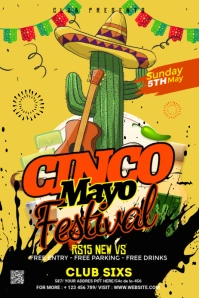 Maximalist Cinco De Mayo Pinterest Graphic Pinterest Graphic template
