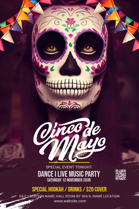 Maximalist Cinco De Mayo Poster Poster Cartaz template