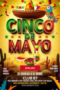 Maximalist Cinco De Mayo Tumblr Graphic template