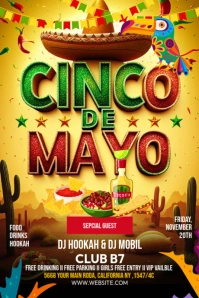 Maximalist Cinco De Mayo Tumblr Graphic template