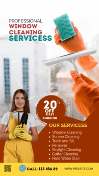 Maximalist Cleaning Service Instagram Story Instagram Story Instagram-verhaal template